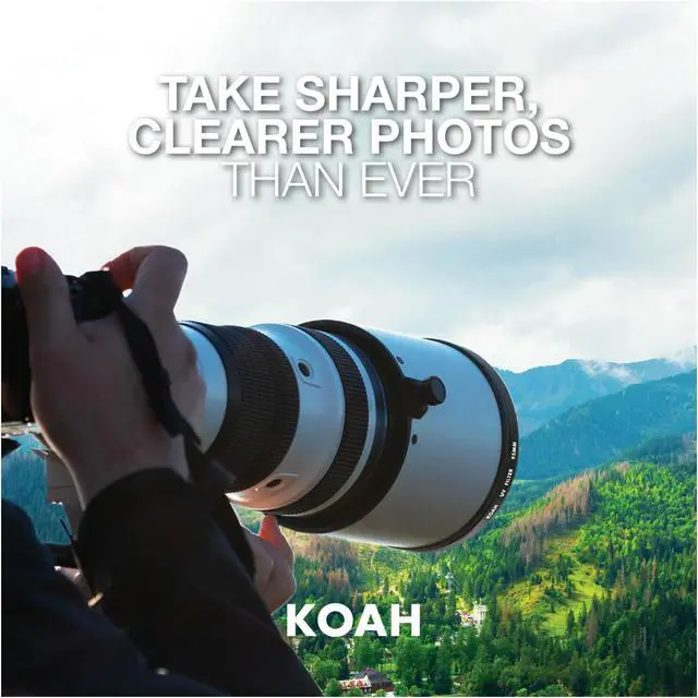 Alt view image 6 of 6 - Koah 95mm Circular Polarizing and UV Protective Lens Filter Bundle