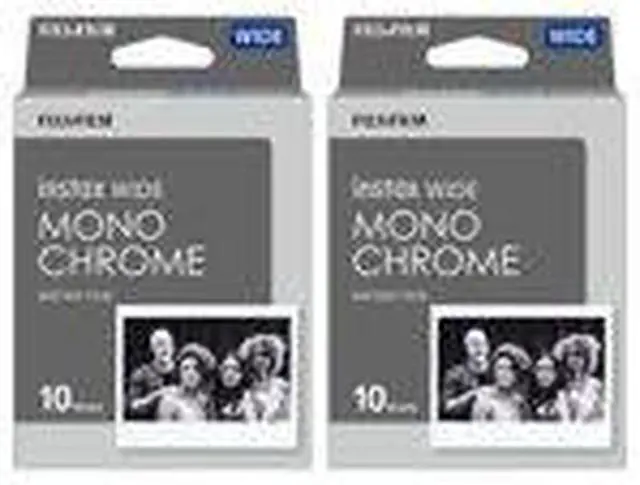 Alt view image 3 of 7 - Fujifilm Instax Wide Monochrome Film 2-Pack