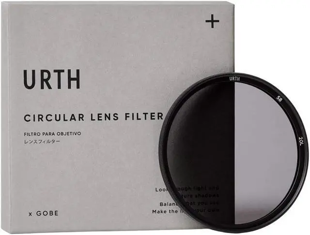 Main image of Urth 58mm ND4 2 Stop Nano-Coating Circular Lens Filter Plus with Ultra-Slim Rim
