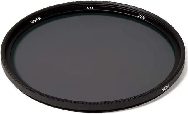 Alt view image 3 of 13 - Urth 58mm ND4 2 Stop Nano-Coating Circular Lens Filter Plus with Ultra-Slim Rim