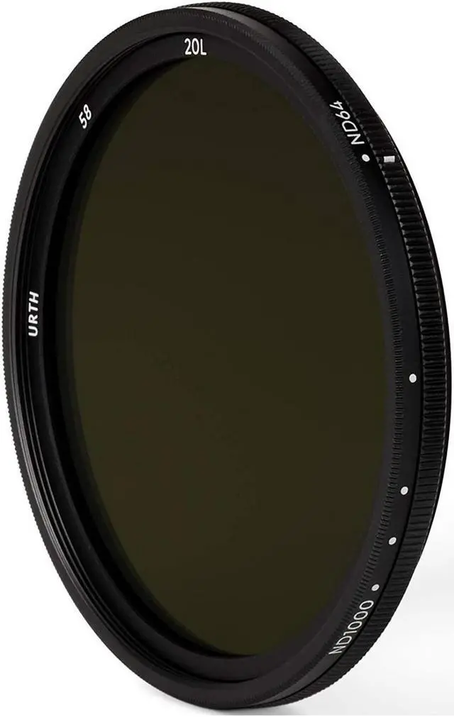 Alt view image 2 of 13 - Urth 58mm ND64-1000 (6-10 Stop) Ultra-Slim Variable Circular Lens Filter Plus+