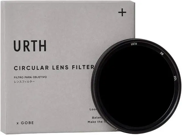 Main image of Urth 58mm ND64-1000 (6-10 Stop) Ultra-Slim Variable Circular Lens Filter Plus+
