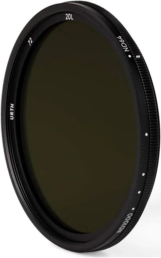 Alt view image 2 of 13 - Urth 72mm ND64-1000 (6-10 Stop) Ultra-Slim Variable Circular Lens Filter Plus+