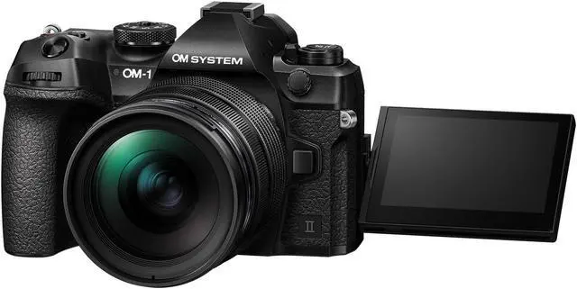 Alt view image 2 of 8 - OM System Mark II 20.4 Megapixel Mirrorless Camera with Lens