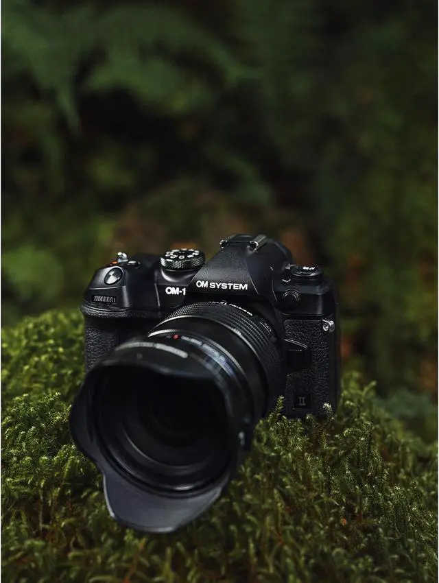 Alt view image 7 of 8 - OM System Mark II 20.4 Megapixel Mirrorless Camera with Lens
