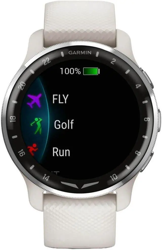 Alt view image 3 of 10 - Garmin D2 Air X10 Touchscreen Aviator Smartwatch with GPS -Silver /Ivory)