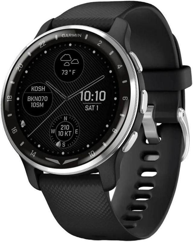 Garmin D2 Air X10 Aviator Smartwatch Black Silver Newegg