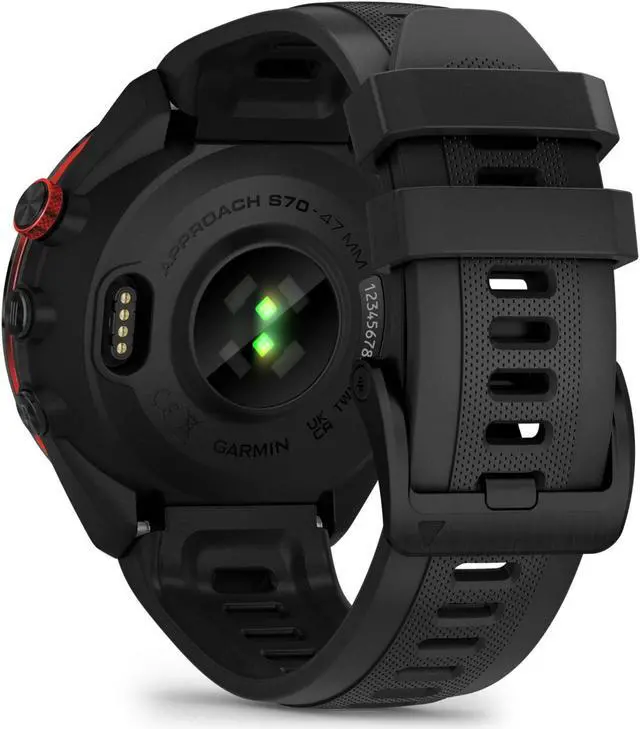 Alt view image 17 of 18 - Garmin Approach S70, 47mm, Premium GPS Golf Watch, Black