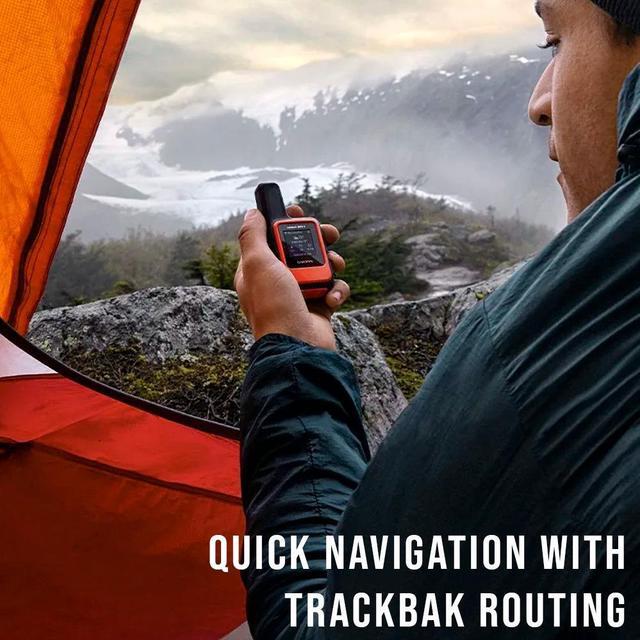 Alt view image 6 of 7 - Garmin inReach Mini 2 Satellite Communicator (Red) with Waterproof Hard Case (Black) and Portable Accessory bundle