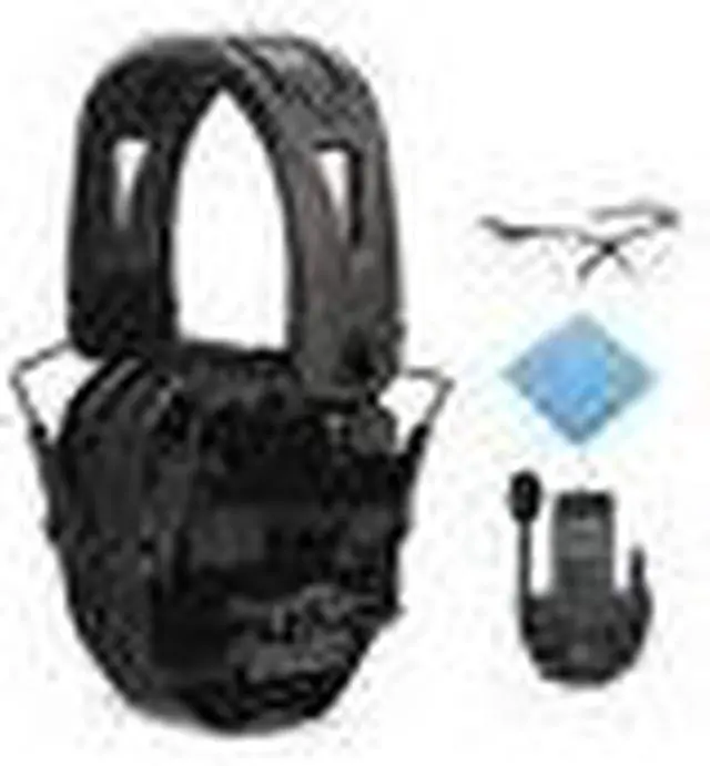 Alt view image 4 of 7 - Walkers Razor Tacti-Grip with Rubber Headband with Walkie-Talkie Bundle