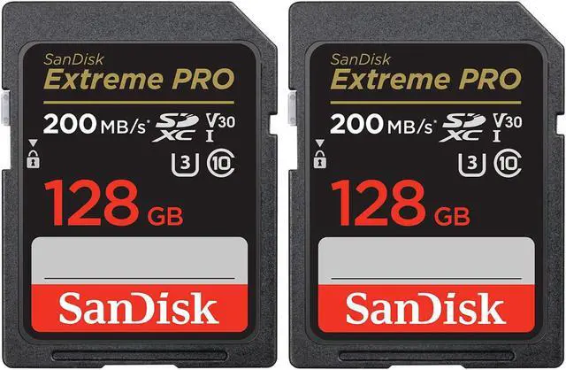 Main image of SanDisk 128GB Extreme PRO 200MB/s SDXC UHS-I Memory Card (2-pack)