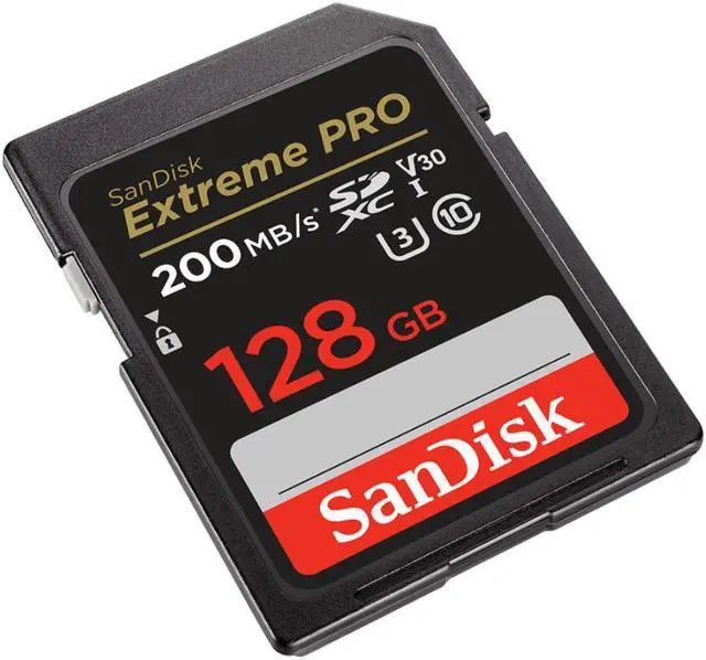 Alt view image 4 of 7 - SanDisk 128GB Extreme PRO 200MB/s Memory Card (4-pack) with Memory Case bundle