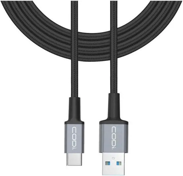 Alt view image 10 of 10 - Codi 6' Braided Nylon USB-C to USB-C Charge & Sync Cable