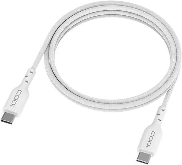 Alt view image 6 of 12 - CODi 100W Wall USB-C Charger with USB2.0 EPR Braided Cable