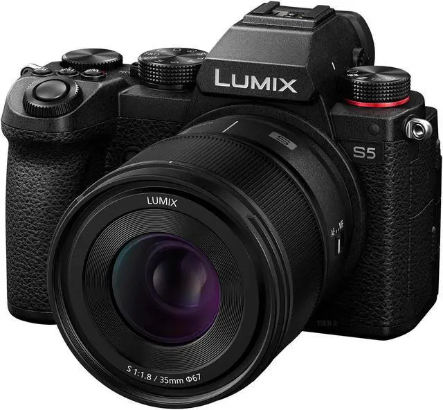 Alt view image 10 of 19 - Panasonic LUMIX S Series Camera Lens, 35mm F1.8 L-Mount Interchangeable Lens S-S35