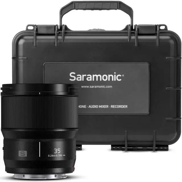 Main image of Panasonic LUMIX S 35mm f/1.8 (L-Mount) with Impact-Proof Watertight and Dustproof Hard Carry Case bundle