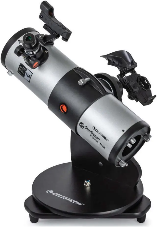 Alt view image 3 of 14 - Celestron Starsense Explorer 114mm Tabletop Dobsonian Telescope
