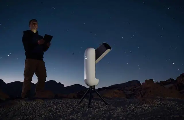 Alt view image 6 of 7 - Vaonis Vespera II Smart Telescope with Protective Hard Case, and Tripod Bundle