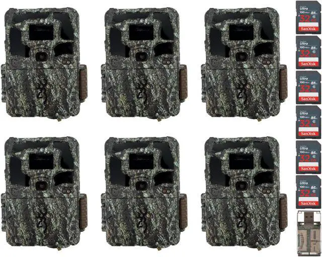 Main image of Browning Dark Ops Pro X 1080 Trail Camera with 32GB SD Card Bundle (6-Pack)