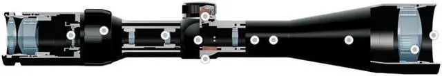 Alt view image 6 of 7 - Hawke Vantage Riflescope and 2-Piece Medium Riflescope Rings Bundle