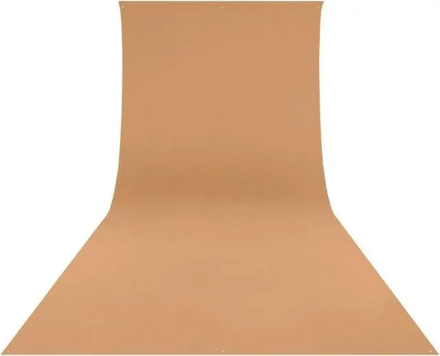 Main image of Westcott Wrinkle-Resistant Washable Backdrop (Brown Sugar, 9 x 20 Feet)