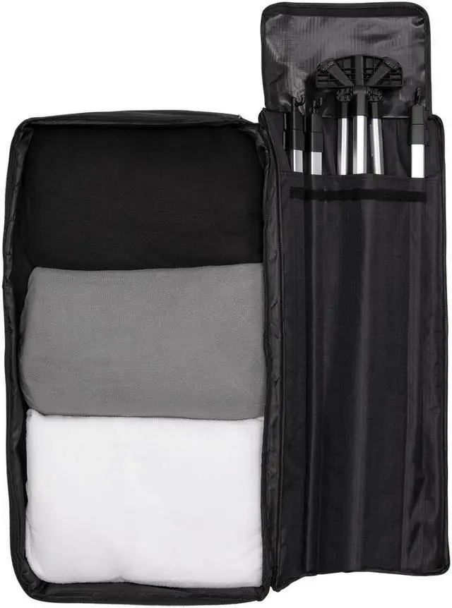 Alt view image 2 of 8 - Westcott X-Drop Pro 3-Pack Backdrop Kit (8x8)