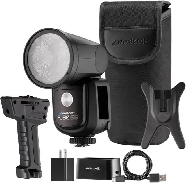 Main image of Westcott FJ80-SE M Universal 80Ws Speedlight with Handheld Mount