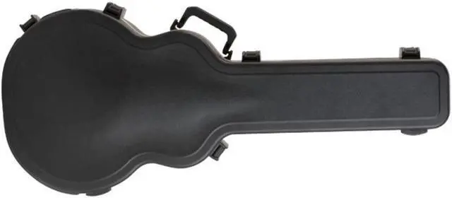 Alt view image 9 of 12 - SKB SKB-20 Deluxe Jumbo Acoustic/Archtop Electric Guitar Case Black