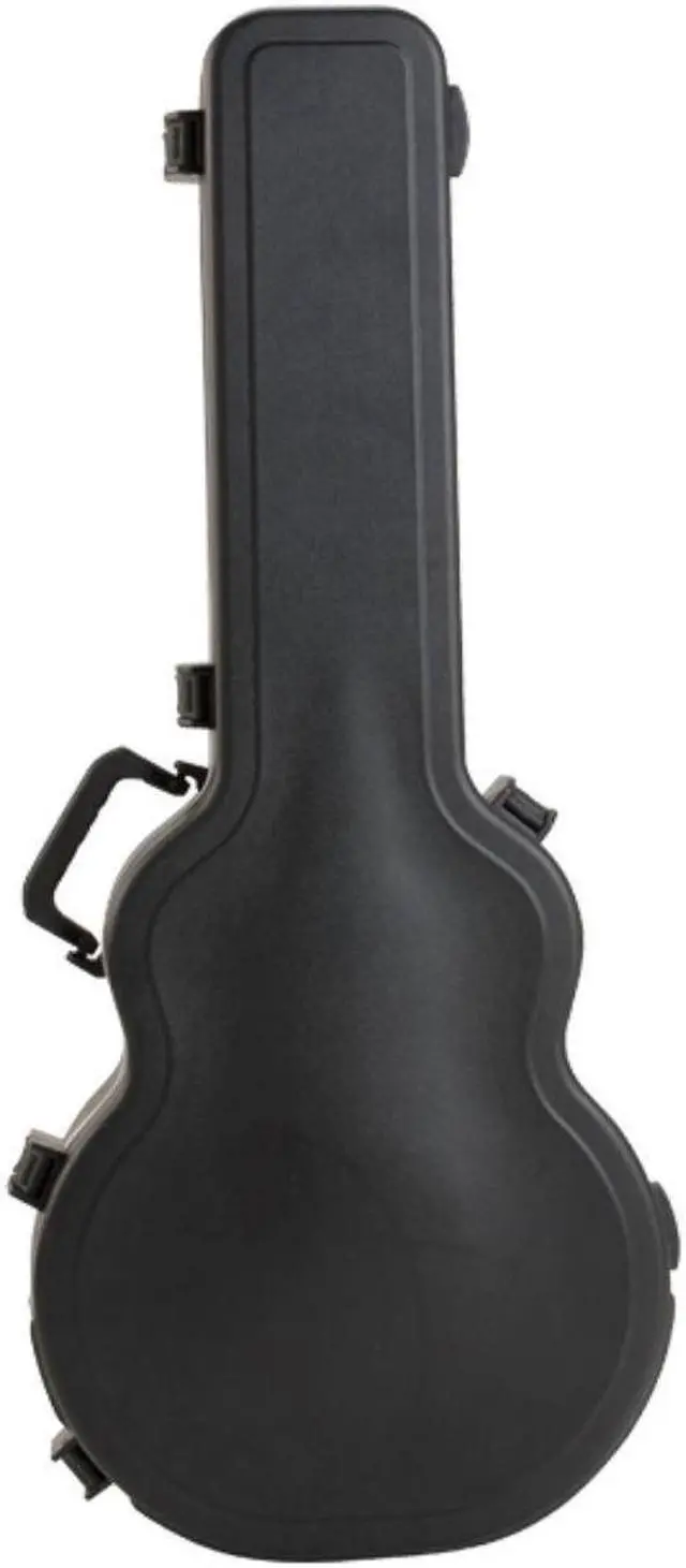 Alt view image 8 of 12 - SKB SKB-20 Deluxe Jumbo Acoustic/Archtop Electric Guitar Case Black