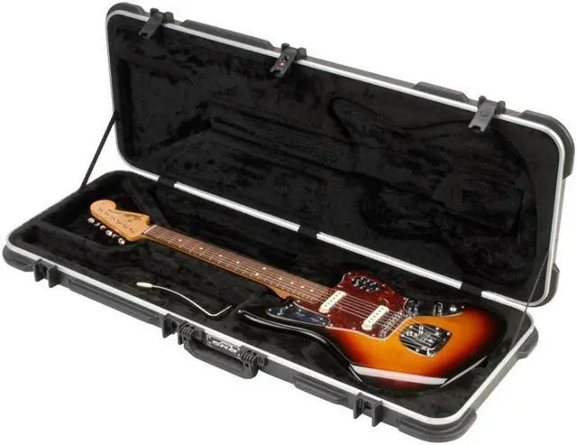 Alt view image 9 of 10 - SKB Jaguar or Jazzmaster-Type Hardshell Electric Guitar Case