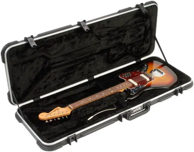 Alt view image 10 of 10 - SKB Jaguar or Jazzmaster-Type Hardshell Electric Guitar Case