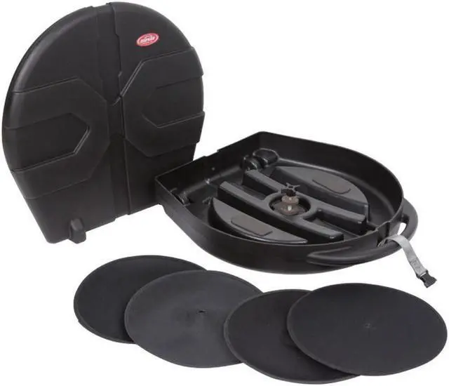 Alt view image 5 of 7 - SKB Music ATA 24" Cymbal Vault with handle & wheels