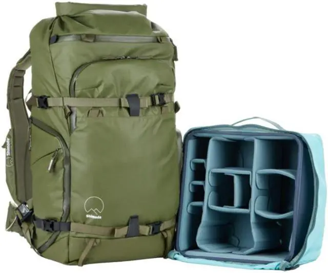 Alt view image 9 of 20 - Shimoda Action X40 v2 Camera Backpack Kit Medium DSLR Core Army Green 520-133