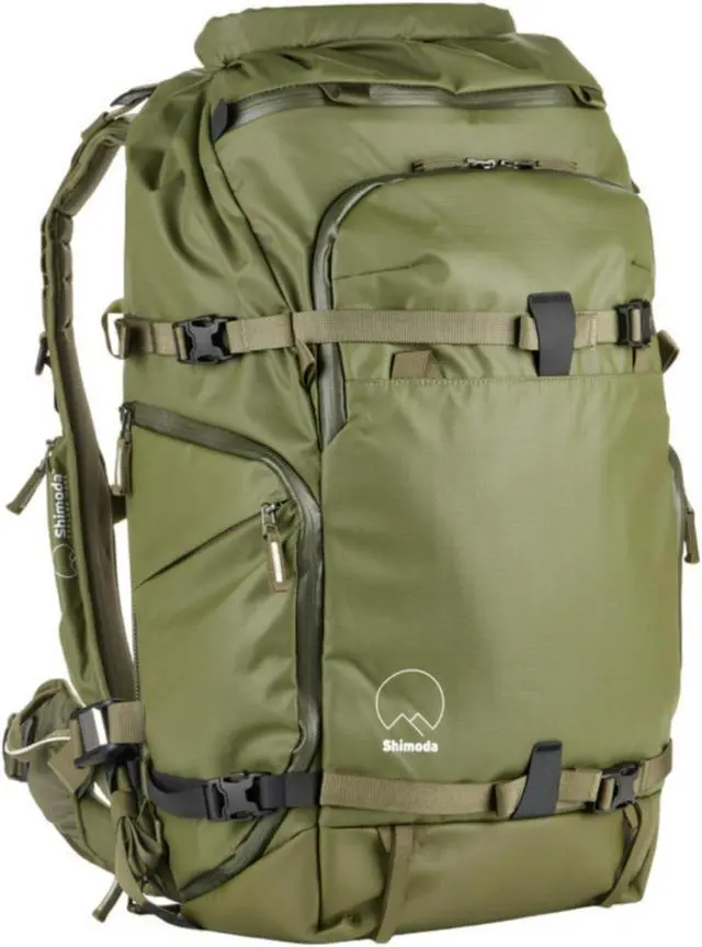 Alt view image 8 of 20 - Shimoda Action X40 v2 Camera Backpack Kit Medium DSLR Core Army Green 520-133