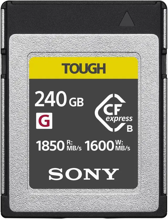 Main image of Sony CFexpress Type B Memory Card G series 240GB (CEB-G240T)