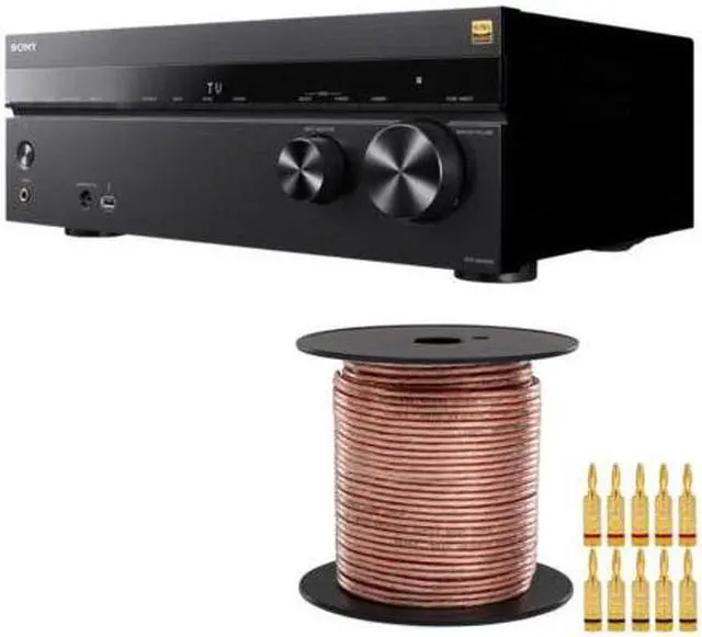 Alt view image 2 of 7 - Sony STR-AN1000 7.2 Channel 8K Av Receiver With Speaker Accessory Kit Bundle