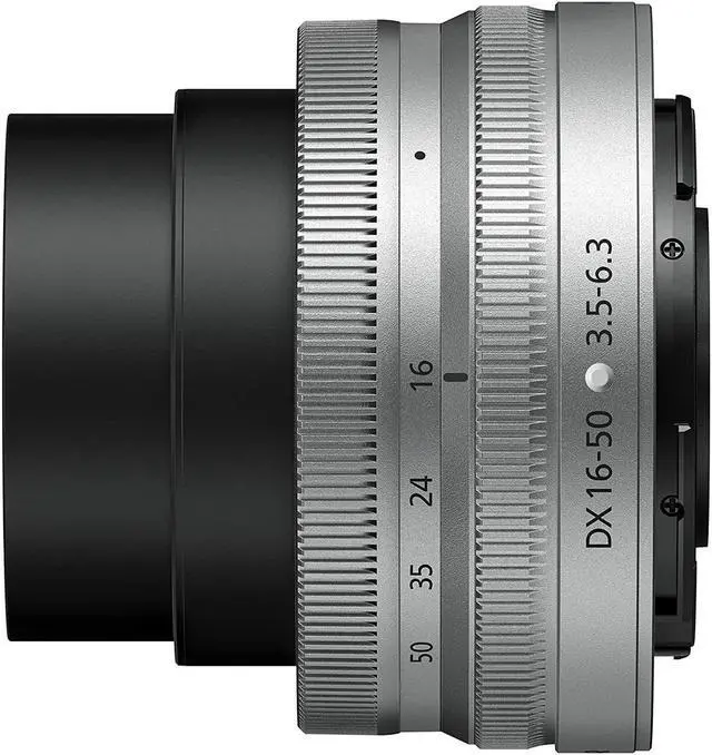 Alt view image 3 of 11 - Nikon NIKKOR Z DX 16-50mm f/3.5-6.3 VR (Silver)