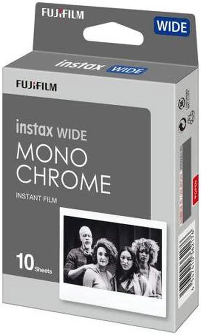 Alt view image 2 of 7 - Fujifilm Instant Film, Instax Wide Monochrome 8-Pack