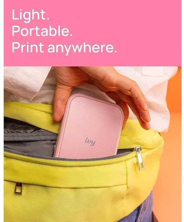 Alt view image 16 of 18 - Canon IVY 2 gen Mini Photo Printer - Blush Pink .Authentic