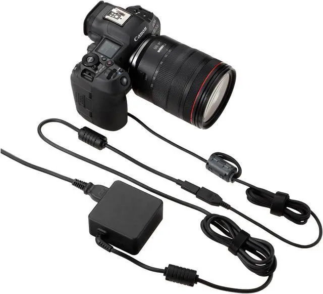 Alt view image 2 of 3 - Canon DR-E6P DC Coupler for EOS R5 Mark II