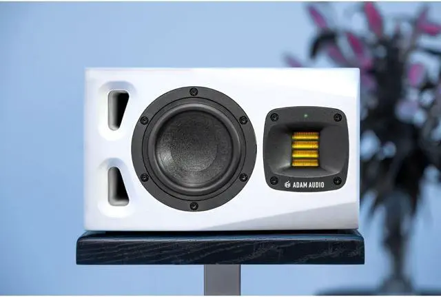 Alt view image 6 of 6 - Adam Audio A4V 4-Inch Powered 2-Way Studio White Monitor