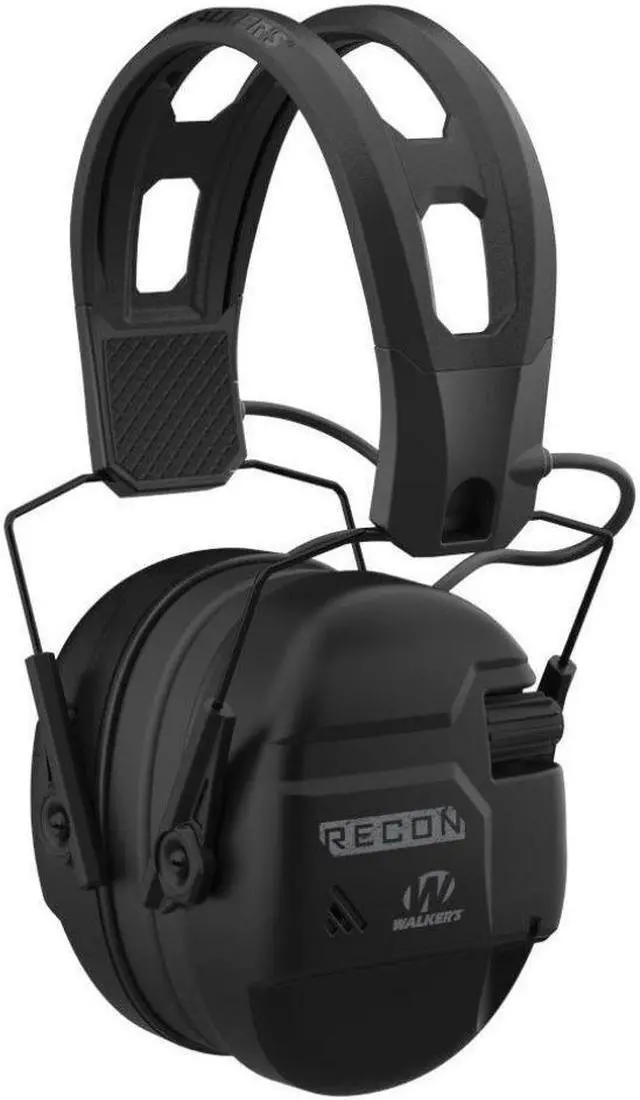 Main image of Walkers RECON Digital Electronic Black Muff with SAC Technology and NRR 26