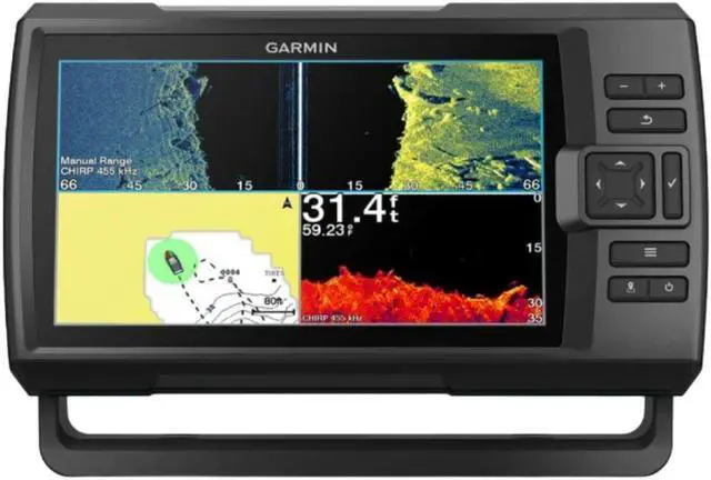 Alt view image 10 of 16 - GARMIN STRIKER VIVID 9SV 9 FISHFINDER GPS TRACK PLOTTER WITH GT52 NOT A CHART PLOTTER