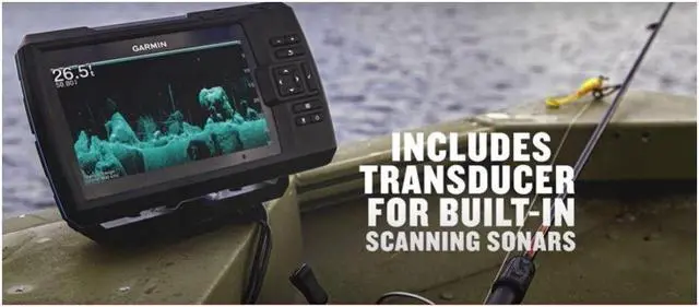 Alt view image 16 of 16 - GARMIN STRIKER VIVID 9SV 9 FISHFINDER GPS TRACK PLOTTER WITH GT52 NOT A CHART PLOTTER