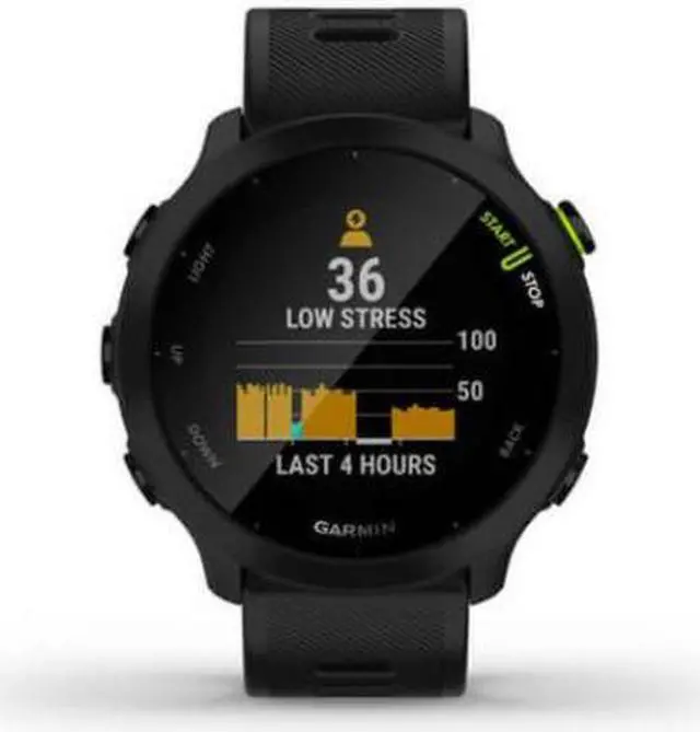 Alt view image 7 of 7 - Garmin Forerunner 55 GPS Running Smartwatch (Black)