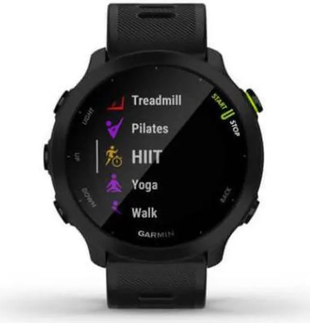 Alt view image 6 of 7 - Garmin Forerunner 55 GPS Running Smartwatch (Black)