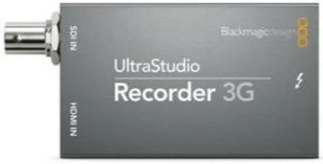 Alt view image 2 of 6 - Blackmagic Design UltraStudio 3G Recorder with Accessory Bundle