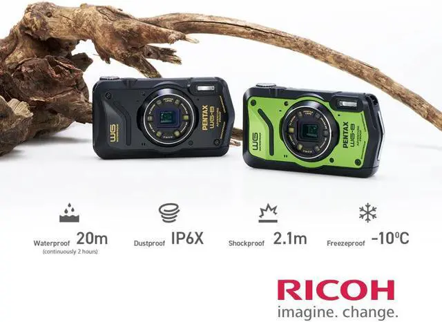 Alt view image 3 of 7 - PENTAX WG-8 Green Bundle