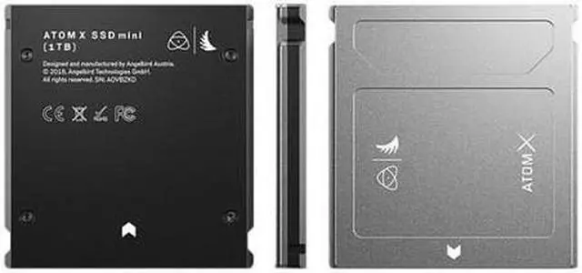 Alt view image 7 of 19 - Angelbird AtomX SSDmini | 1 TB | External SSD for Atomos