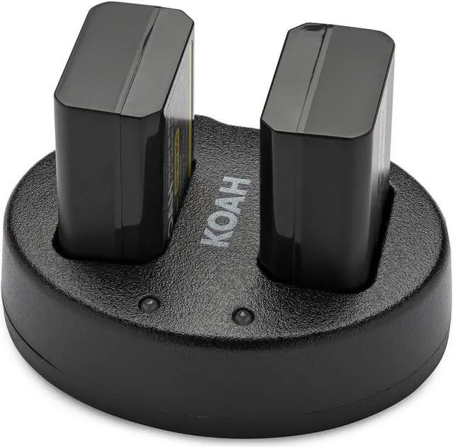 Main image of Koah PRO Rechargeable 1300mAh Battery (2-Pack) and Dual Charger for Sony NP-FW50